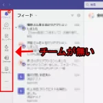 チームが無い